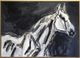 Harp & Finial® Colt Black/Gold/White Wall Art-0