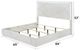 ACME Furniture Esther White/Silver High Gloss Queen Panel Bed-2