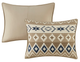Olliix by Woolrich Montana Tan Full/Queen Printed Cotton Oversized Quilt Mini Set-1