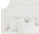 Fairfield® Bespoke Bed Mica Scallop 66" Plain King Panel Bed-1