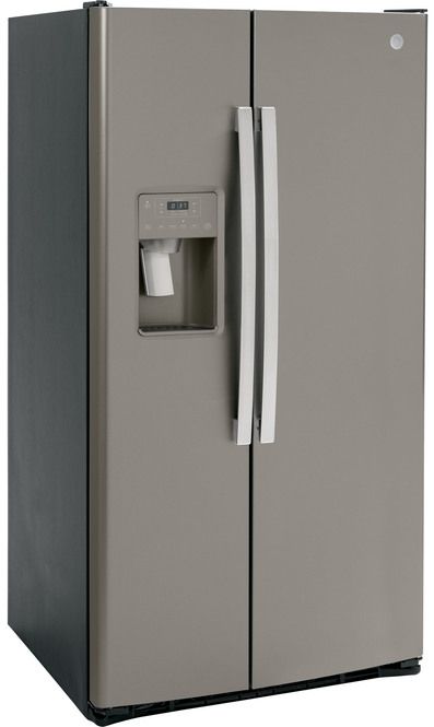 GE® 36 in. 25.3 Cu. Ft. Slate Side-by-Side Refrigerator-1