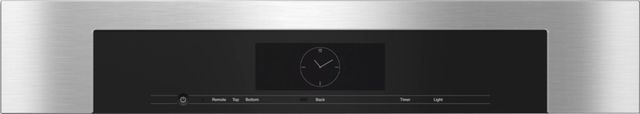 Miele 30" Clean Touch Steel Double Electric Wall Oven -1