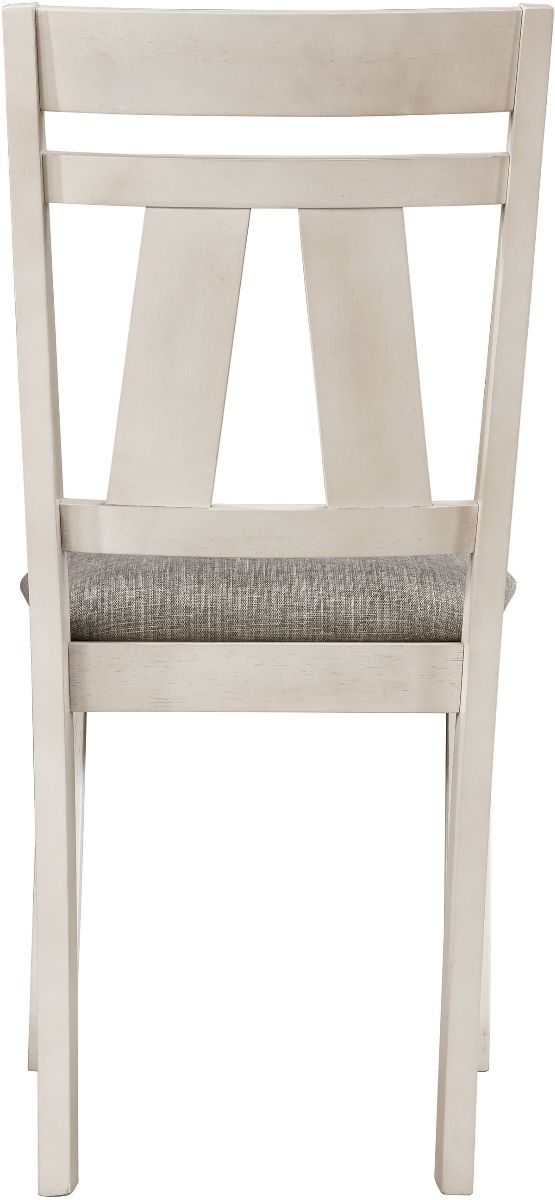 Crown Mark Maribelle Chalk/Warm Gray Dining Side Chair-3