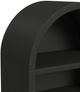 Elements International Ridgemont Black Open Bookcase-2