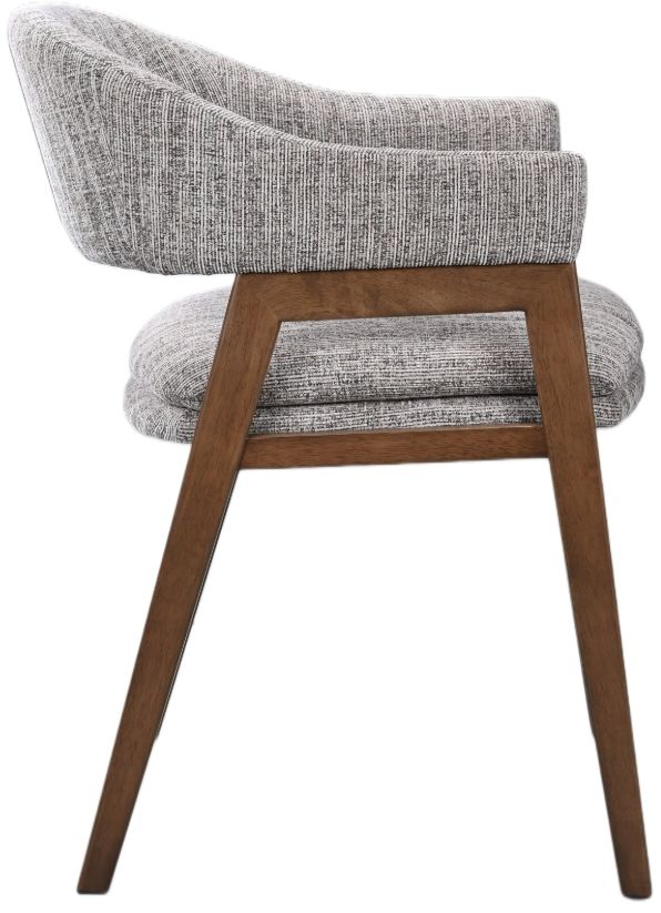 New Classic® Home Furnishings Miller Walnut Dining Arm Chair-3