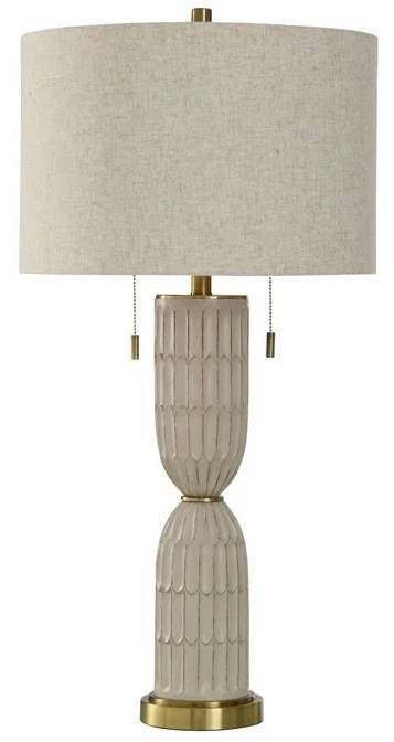 StyleCraft Solstice Cream Table Lamp-0