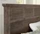 Vaughan-Bassett Sawmill Saddle Grey Queen Louver Storage Bed-3