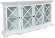 Jofran Inc. Carrington Brushed White Large Breakfront Cabinet-0