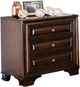 Mazin Furniture Milton Brown Cherry Nightstand-2