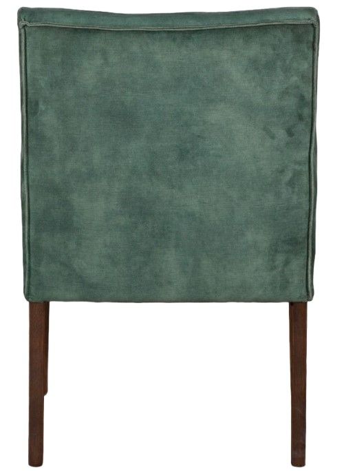 Home Trends & Design Madison Washed Green Arm Chair-3