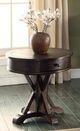 ECI Furniture Gettysburg Dark Brown Round End Table-0