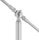 Currey & Company Maxstroke Beige/Polished Nickel Floor Lamp-2