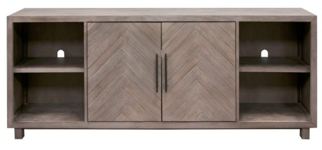 Martin Furniture Palisades Gray 80" Two Door Console-1