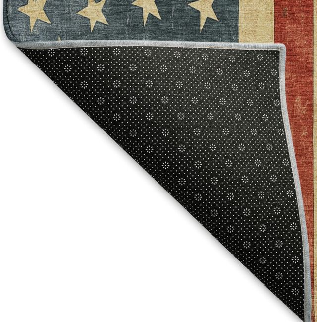 Dalyn™ Rug Company Americana AM1 Red 5'x8' Area Rug-4