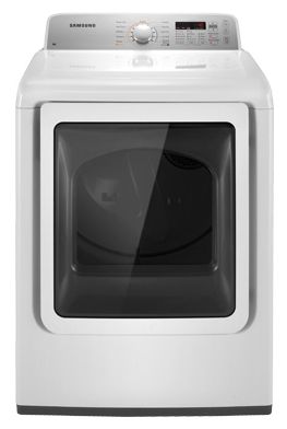 Samsung Front Load Gas Dryer-White-0