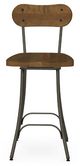 Amisco Customizable Bean Swivel Counter Stool-1