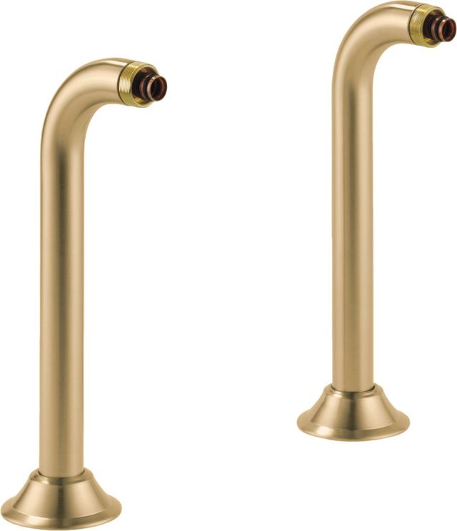 Brizo Traditional Polished Chrome Deck Mount Tub Filler Risers-0