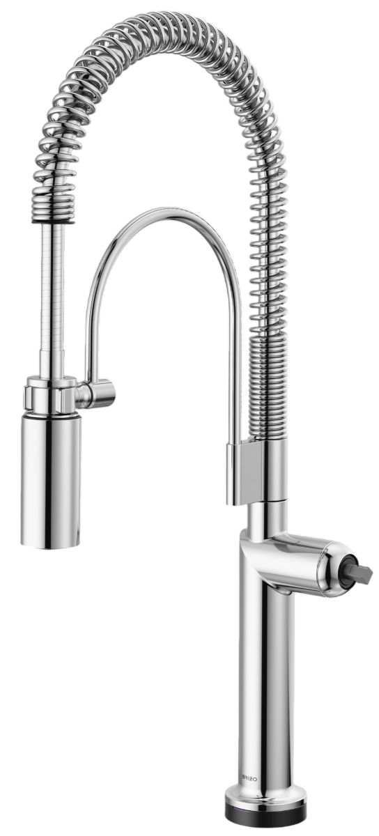 Brizo Odin® Polished Chrome SmartTouch® Semi-Professional Kitchen Faucet-0
