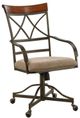 Powell® Hamilton 5-Piece Beige/Bronze/Cherry Dining Set-2