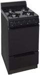 Premier 20" Black Freestanding Gas Range-1