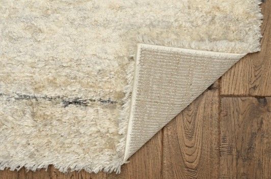 KAS Rugs Merino Ivory/Gray Horizon 5'x8' Area Rug-2