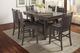 Jofran Inc. Manchester 7-Piece Gray/Warm Wood Counter Dining Set-1
