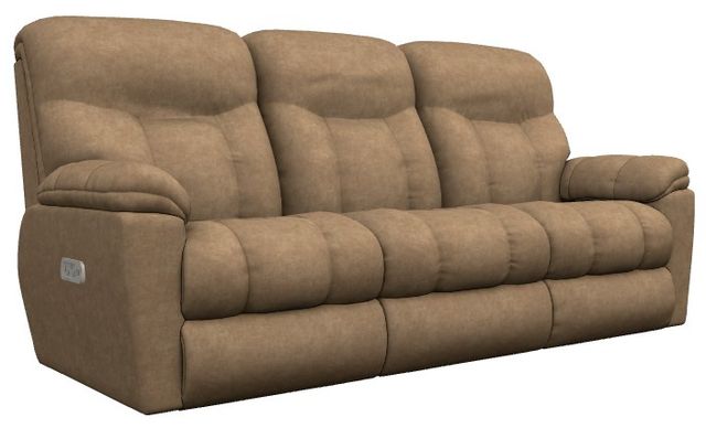 La-Z-Boy® Morrison Camel Power Reclining Sofa with Headrest and Lumbar-0