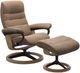 Stressless® by Ekornes® Customizable Opal Manual Reclining Chair with Footstool-0