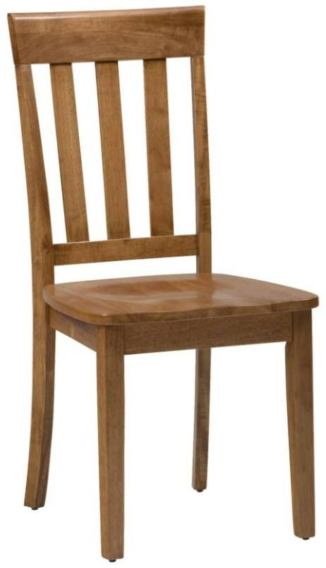 Jofran Inc. Simplicity Honey Slatback Side Chair-0