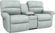 La-Z-Boy® Robin Mist Manual Reclining Loveseat with Console-0