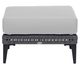 Ratana Genval Black Aluminum Ottoman-0