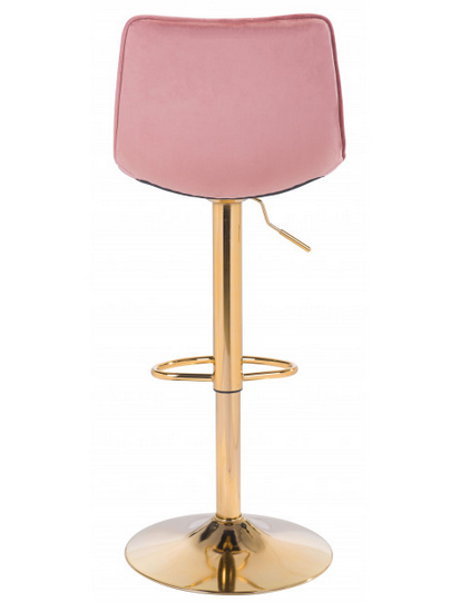 Zuo® Modern Prima Pink/Gold Bar Chair-1