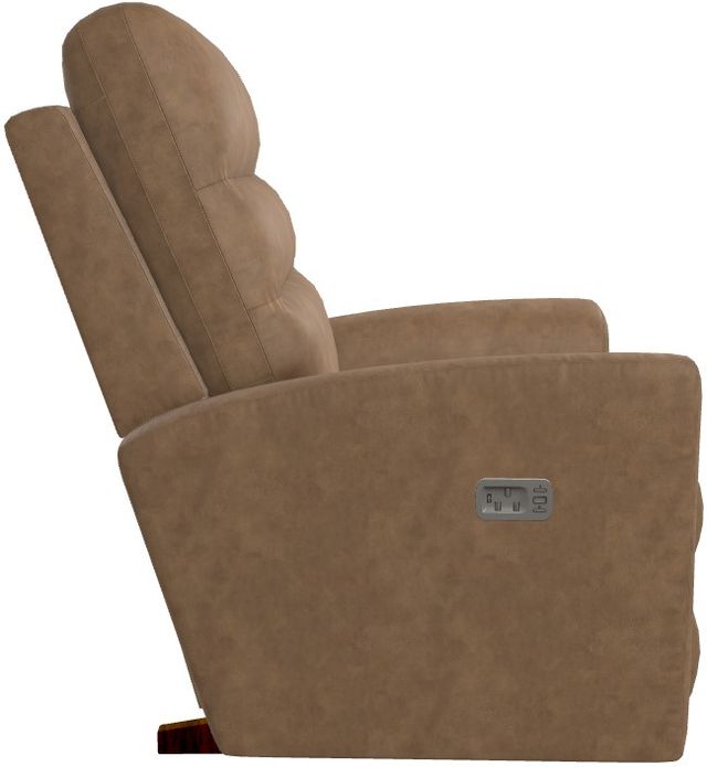 La-Z-Boy® Liam Chestnut Power Rocking Recliner with Headrest-2