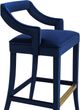 TOV Furniture Tiffany Navy Velvet Counter Stool-1