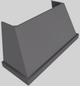 Vent-A-Hood® Designer Series 60" Gunsmoke Wall Mounted Range Hood-4