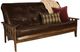 Kodiak Furniture Tucson Oregon Trail Java/Rustic Walnut Queen Futon with Mattress-0