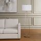 Uttermost® Tordin Antique Brass Geometric Floor Lamp-2