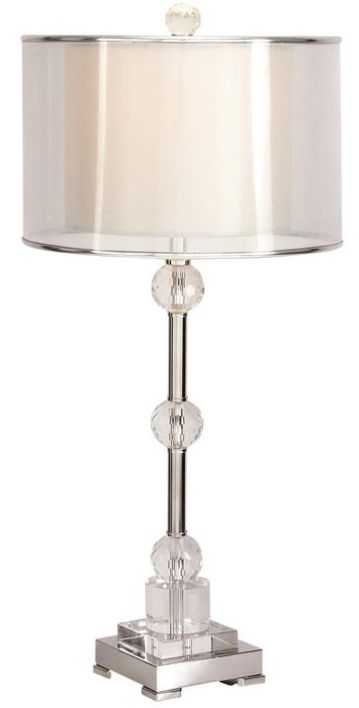 Deco Marche Silver Glass 30" Table Lamp-1
