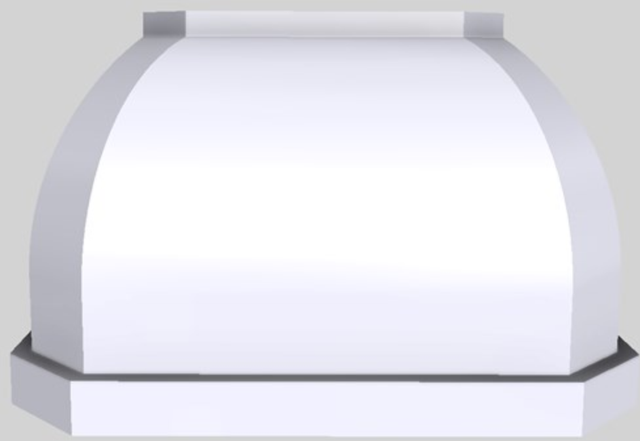 Vent-A-Hood® Designer Series 48" White Wall Mounted Range Hood-0