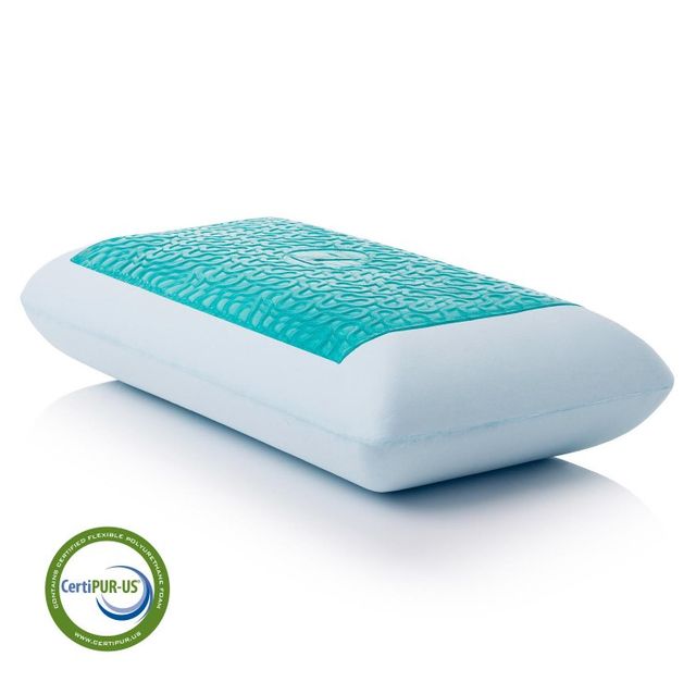 Malouf® Z® Gel Dough™ + Z™ Gel High Loft King Bed Pillow-4