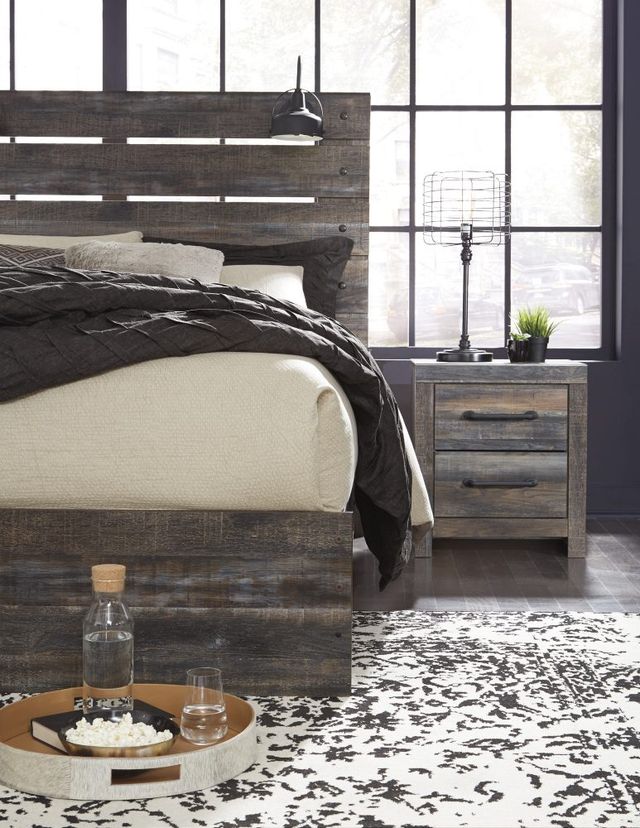 Signature Design by Ashley® Drystan Brown Queen Panel Footboard-3