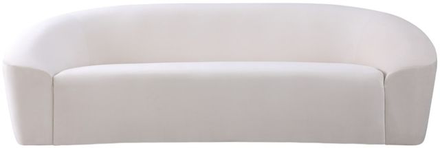 Meridian Furniture Riley Cream Upholstered Sofa-1