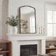 Uttermost® Hammered Antique Nickel Arch Mirror-1