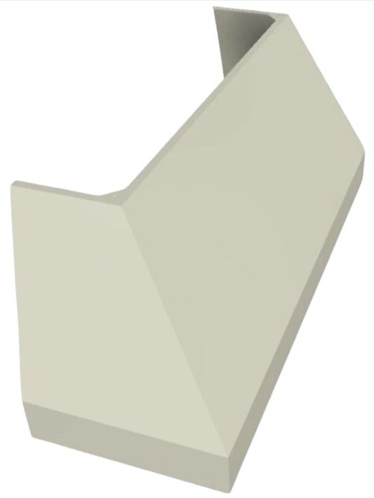 Vent-A-Hood® Designer Series 66" Biscuit Wall Mounted Range Hood-1