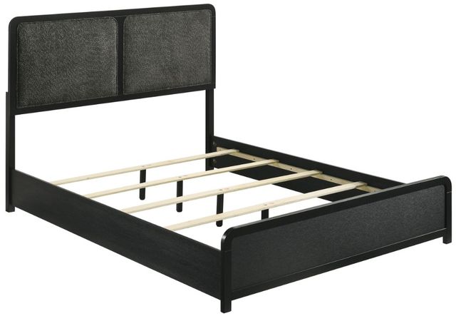 Coaster® Cavelle Black Queen Panel Bed-1