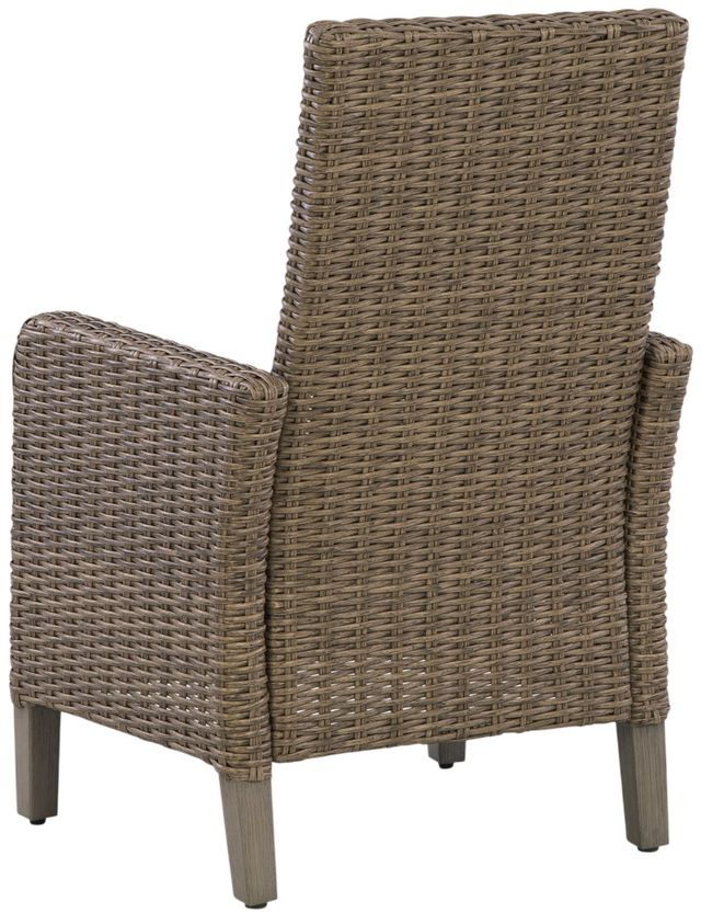 Signature Design by Ashley® Revare Beach 2-Piece Beige Fabric/Resin Wicker Outdoor Arm Chair-4