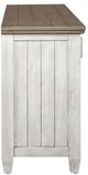 Liberty Furniture Heartland Antique White/Tobacco Tile TV Console-2