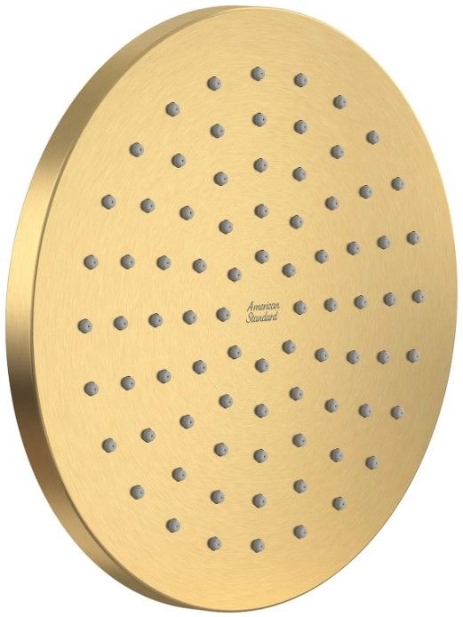 American Standard Studio® Brushed Cool Sunrise Water-Saving Rain Showerhead-0