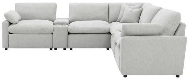 Coaster® Collins 7-Piece Gray Modular Power Reclining Sectional-2