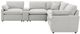Coaster® Collins 7-Piece Gray Modular Power Reclining Sectional-2